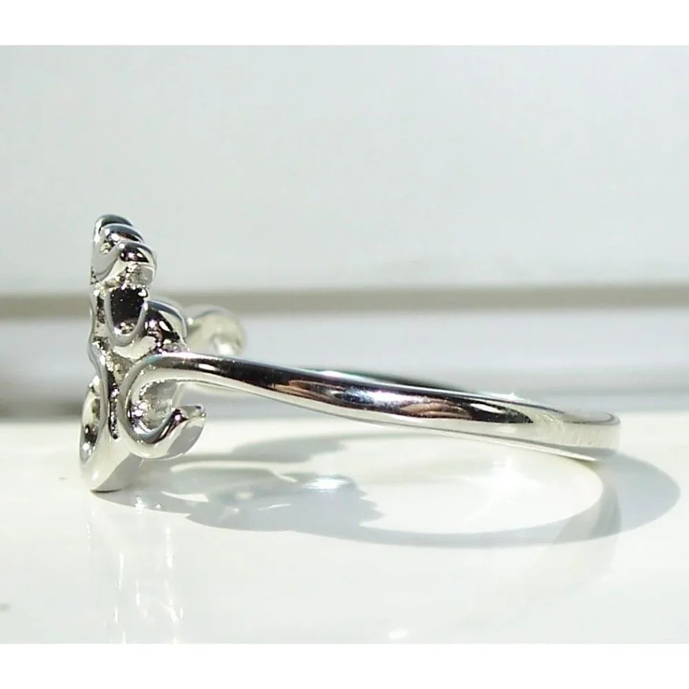 925 STERLING SILVER Om Symbol Ring - Picture 7 of 16